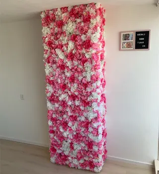 Umělá Květina Stěnové Panely Pozadí, Ruční, Výzdoba Svatební Baby Sprcha Narozeninové Party Shop Dekorace Květinové Pozadí Zdi 10018