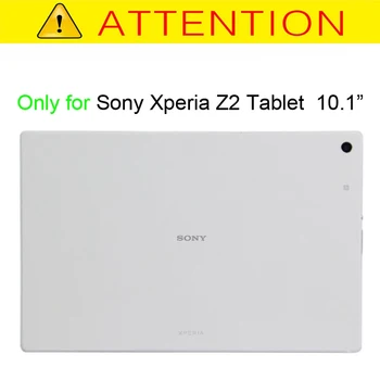 Liči Styl Fold Flip PU Kožené Pouzdro pro Sony Xperia Z2 10,1 palcový Tablet Flip PU Kožené Stojan Ochranné Funda Pouzdro +FilmGift 1047
