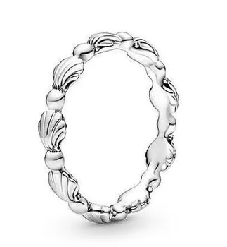 Autentické 925 Sterling Silver Podpis Dva-tón Podpis S Crystal Prsten Pro Ženy Svatební Party Dárek Módní Šperky 1051