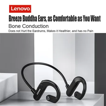 Lenovo X3 Bezdrátová Bluetooth Sluchátka, Kostní Vedení Headset Sport IPX5 Vodotěsná Sluchátka s Mikrofon Hluk Cancelling Sluchátka 105773