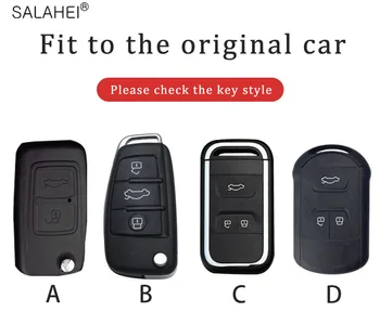 Kožené Auto Klíč Kryt Pro Chery A5 Arrizo E3, E5, A3 Tiggo 3 5 7 8 5X eQ7 7Pro GX Fulwin2 Eastar 2019 2020 Příslušenství