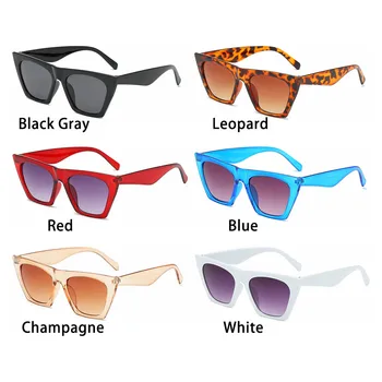 6 Barev Módní Sluneční Brýle Vintage Odstíny Brýle Square Rybaření sluneční Brýle, Ženy, UV400 Ochranu Streetwear Rybářské Brýle 1253
