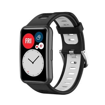 Sportovní Silikonové Hodinky Kapela Pro Huawei Watch Fit Smartwatch Náramek Náhradní Popruh Watchband BraristBand Náramek Pásek Correa 1283