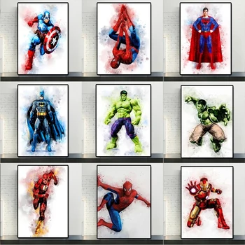 Disney Marvel Superhrdina diy Diamantový Malování Spiderman, Iron Man Hulk Umění Zdi Edice Home Decor dětský Pokoj 1291