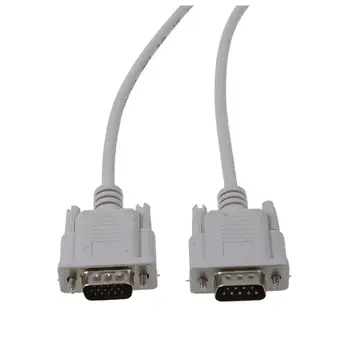 VGA DB15 Samec RS232 DB9 Pin Male Kabel Adaptéru / Video Grafický Prodlužovací Kabel (Bílý, 1,5 M) 138180