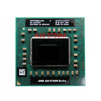 Původní AMD notebook, Mobilní A10 5750M A10-5750m Socket FS1 CPU 4M Cache/2.5 GHz/Quad-Core Notebook procesor pro GM45/PM45