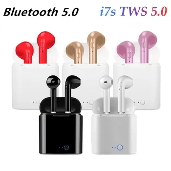 Hot Prodej I7s TWS Bluetooth Sluchátka Stereo Sluchátka Bezdrátová Bluetooth Sluchátka In-ear Sluchátka s mikrofonem Pro Všechny Chytrý Telefon 141598
