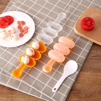 Wonderlife Kuchyň DIY Sushi Mini Rýže Nástroje Koule Maker Formy S Lžící Rýže Míč Formy Rýže, Masa, Zeleniny, Kuchyně