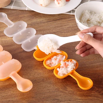 Wonderlife Kuchyň DIY Sushi Mini Rýže Nástroje Koule Maker Formy S Lžící Rýže Míč Formy Rýže, Masa, Zeleniny, Kuchyně