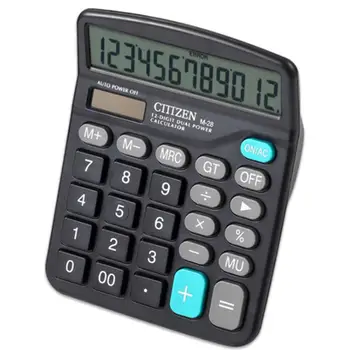 1ks Kanceláře Obchodní Kalkulačka Výpočet Nástroj pro Baterie 12 Místná Elektronická Kalkulačka Přenosný hot prodej nejnovější