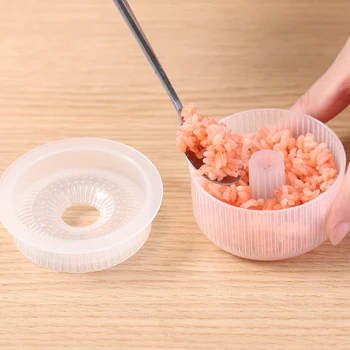 Kobliha ve Tvaru Onigiri Formu Jednoduché, Stiskněte Non Stick Dítě Sushi Bento Výrobce Plísní Děti Bento Výrobce Kuchyně DIY Příslušenství