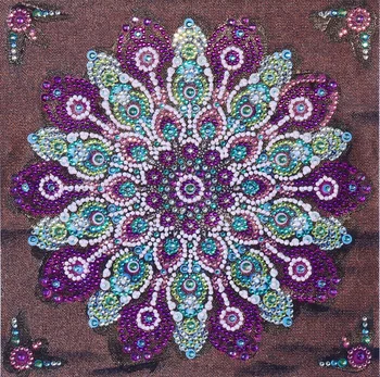 Mandala 5D DIY Speciální Diamantový Malování Mandaly Cross Stitch Mozaika Vyšívání Soupravy Řemeslo Obývací Pokoj Ložnice Dekorace 156