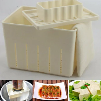 1 Sada DIY Plastové Tofu Tiskové Formy Domácí Tofu Formy Sojový Tvaroh Tofu Výrobu Formy Bez Látky Kuchyni Vaření Nástroj Nastavit 1571
