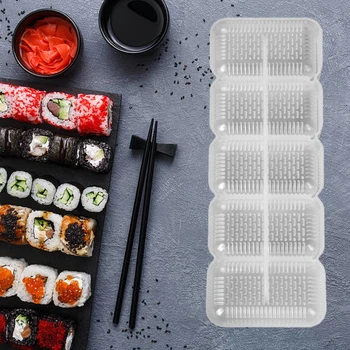 5 Rohlíky Jídlo Stupně Plastový Nigiri Sushi Maker Rýže Formy Teflonové Stiskněte Maker DIY Bento Nástroj, Stiskněte Bento Nástroj TSLM1 164253