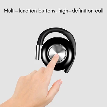TWS Bluetooth Headset 5.0 Bezdrátové Binaurální Stereo Sportovní Závěsné Ucho Headset V5 16441