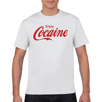 2021 Užívat Kokain T-Shirt Módní Legrační Narozeniny Bavlna Krátký Rukáv T Košile Kauzální O-neck Topy Tees Hip Hop Nadrozměrné