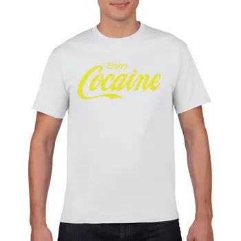 2021 Užívat Kokain T-Shirt Módní Legrační Narozeniny Bavlna Krátký Rukáv T Košile Kauzální O-neck Topy Tees Hip Hop Nadrozměrné