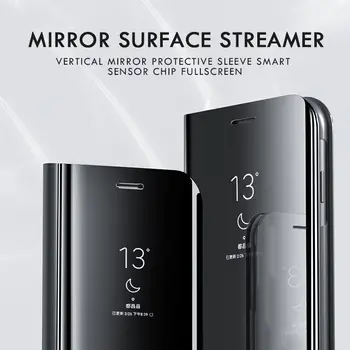 Pro oppo a92 případě smart mirror flip ochranné telefonní kryt pro oppo a52 a72 a92 52 72 92 6.5