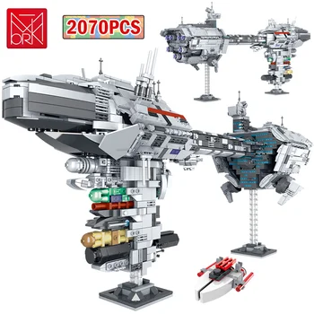 2070pcs MOC Kreativní Wars Série Fregaty Nebulon Model Stavebních Bloků, Tvůrce Prostoru Vzducholoď Cihly Hračky pro Děti Chlapci Dárky 2006