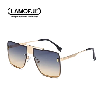 LAMOFUR Značky Vintage Slitiny sluneční Brýle Pro Muže Klasické Značky Sluneční Brýle Povlak Objektivu Řidičské Brýle Pro Muže/Ženy 0235 2020