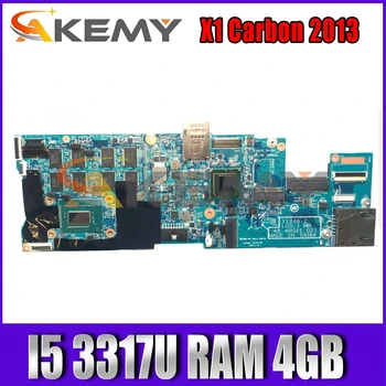 Akemy 11246-2 LGS-1 MB 48.4 RQ 21.21 Pro Lenovo Thinkpad X1 Carbon 2013 Notebooku základní Deska CPU I5 3317U RAM 4GB Test