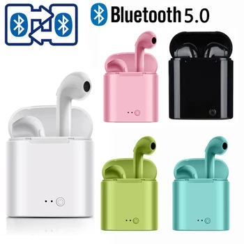 I7s TWS Bezdrátová Sluchátka Bluetooth 5.0 Sluchátka Matný Sluchátka Headset Bezdrátová Sluchátka pro xiaomi iphone chytrý telefon huawei 20878