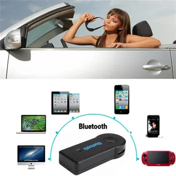 Bezdrátový Přijímač Bluetooth Reproduktor Hands-free Bluetooth, AUX 3,5 MM Audio Car Kit Hudební Přijímač Pro Iphone Bluetooth Auto 2100
