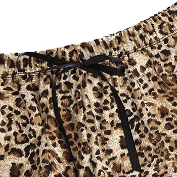 Sexy Roztomilé Spodní Prádlo Pyžamo Pro Dívky Ženy Dýchat Pyžama Krajky Leopard Tisk Oblečení Na Spaní Pyžamo Šortky, Pyžama Nastavit Noční Košile &C 22089