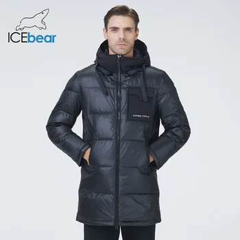 ICEbear 2021 mužské premium cestovní oblečení s kapucí zimní kabát módní značka pánské oblečení velká kapsa pánské oblečení MWD21923I 2908