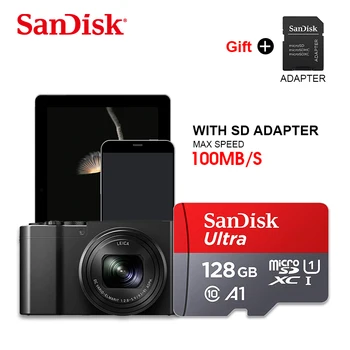 SanDisk Ultra Micro SD Karty 128 GB 64 GB 32 GB 16 GB 200 GB 256 GB 400 GB microsd Paměťová Karta MicroSD/TF Karty Flash A1 pro telefon 3255
