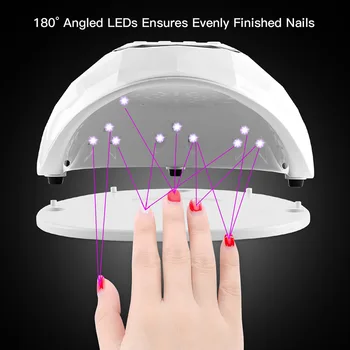 Profesionální 78W Nehty Lampa Nehty Vlasů UV LED Lampa Pro Manikúra Stroj, UV Gel Vytvrzovací Lampa Pro Sušení Nehty na nehty Nail Art Nástroje 374