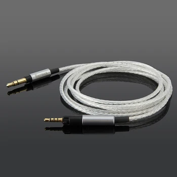 Upgrade Stříbrný Pozlacený Audio Kabel Pro Sennheise HD598 Cs SE SR HD599 HD 569 579 HD595 HD598 HD558 HD518 HD 560S sluchátka 3763