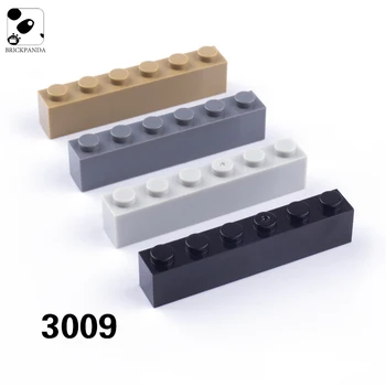 VH Stavební Bloky Kompatibilní s 3009 Tlusté Cihly 1X6 DIY Vzdělávací Sestavit Stavební Hračky pro Děti, Plastové Dárky 3955