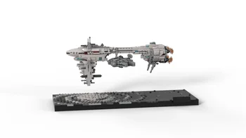 Interstellar malé částice scéna stavební blok MOC vesmírnou loď Star Destroyer Říše válečná loď sestavení modelu hračka pro děti dárek 4632