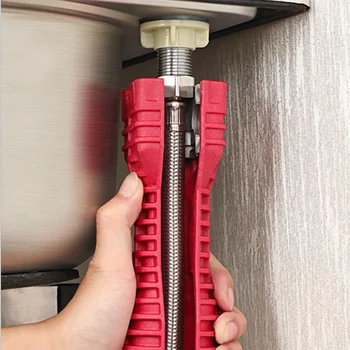 5 V 1 Náhonu klíč Anti-slip Kuchyňský Dřez Oprava Klíče Koupelna Kohoutek Montáž Sanitární instalace klíč Home Tools