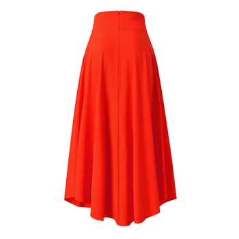 Sukně dámská Móda Jaro Léto Ležérní Letní Vintage Móda Plná Barva Dlouhé Sukně Délka Elegantní Retro Faldas Mujer 489