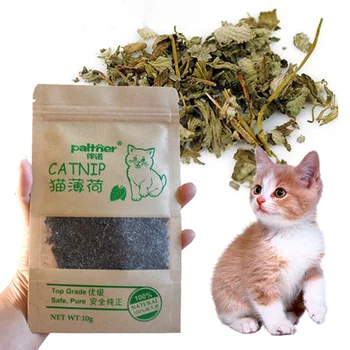 Organický Přírodní Premium Catnip Dobytek Tráva Mentolové Chuti, Non-toxické Catnip interaktivní Pet Dodávky Hračky pro kočky Catnip 5829