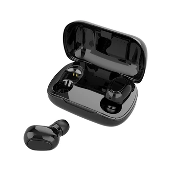 Bezdrátová Sluchátka Bluetooth Lehká Sluchátka Součástí Sportovní Vodotěsné Snadno Nesoucí L21 TWS In-Ear Sluchátka s Mic