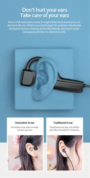 Bluetooth-kompatibilní 5.1 Sluchátka Bezdrátová Sluchátka Sportovní Stereo Sluchátka Kostní Vedení Sluchátka, Handsfree Sluchátka S Mikrofonem