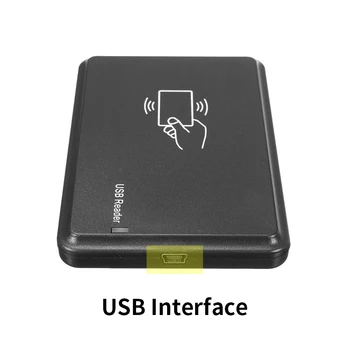 NFC Tag Čtenář USB Port, NFC 13.56 mhz IC Čtečka Karet Bezkontaktní Citlivost Čipové Karty Pouze Reader+10pcs S50 Tag Klíčenek 6992