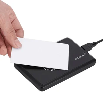 NFC Tag Čtenář USB Port, NFC 13.56 mhz IC Čtečka Karet Bezkontaktní Citlivost Čipové Karty Pouze Reader+10pcs S50 Tag Klíčenek