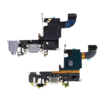 2ks/set pro iPhone 6S kompletní sadu šroubů + USB Nabíjecí Port Dock Konektor Flex Kabel pro Mikrofon s výstupem pro Sluchátka Audio Jack 7287