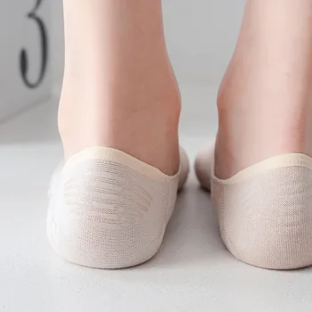 Módní Ponožky Ženy 2021 Nové Ženy Neviditelné Ponožky Pantofle Barva Tenké Mesh Bavlněné Dámské Ponožky Barva Prodyšný Ženy, Přezůvky