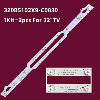 Nové TV Podsvícení Baru 320B5102X9-C0030 HYSL-D E479275 1.30.1.5860145 R pro PH32B51DSGW PH32B51DSGWA 6V PH32B51 7474