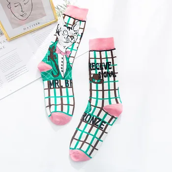Japonské Nové Trendy Ponožky Lolita Střední Tube Dámské Ponožky Sladký a Roztomilý Kočka Karikatury Bavlněná Silné Vysoké Ponožky Velkoobchod 7797
