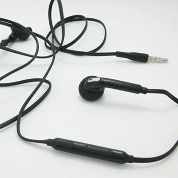 1 Ks Mobilní Telefon Sluchátka Kabelové 3,5 mm, S Mikrofonem In-ear Stereo Sportovní Sluchátka Dálkové Ovládání Pro Galaxy S6