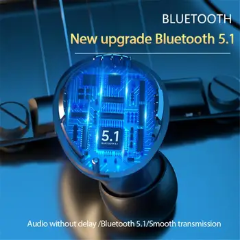 M5 TWS Dotyková Bezdrátová Bluetooth Sluchátka Redukce Šumu Stereo Sportovní Sluchátka Binaurální Volání Sluchátka Auriculares Bluetooth