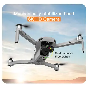 KF102 Skládací GPS 4k Drone Fotoaparát 2 Osy Gimbal Profesionální Anti-Shake Letecké Snímkování Brushless Quadcopter 8268