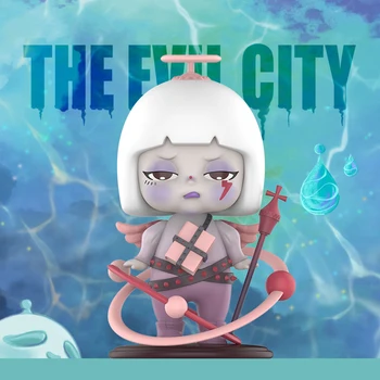 Malé Zlo City Slepý Kolonce Anime Akční Obrázek Hračky Pro děti Mystery Bag Karikatura Panenka Kawaii Dívka, Model, Auto Desktop Ornament 827
