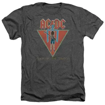 AC DC Tričko Flick Spínače Heather Charcoal tričko 6655 8325